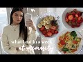 what i eat in a week as a uni student & my weekly shop (easy & vegan-ish meal ideas) ad