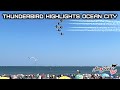Air force thunderbirds in ocean city at the 2023 oc air show