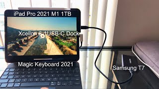 How to safely eject your external HD from iPad Pro M1 2021 (ASMR Vibes)