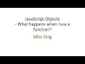 26. JavaScript Objects - What happens when we call functions using new keyword?