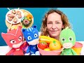 Nicole'un şekerli sushi sürprizi! PJ Masks bu lezzete bayılacak mı? Çocuk oyunları.