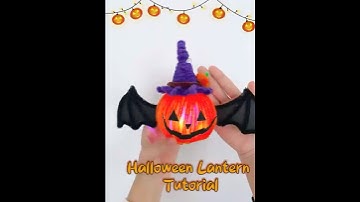 Halloween lantern making | Handcraft | DIY |