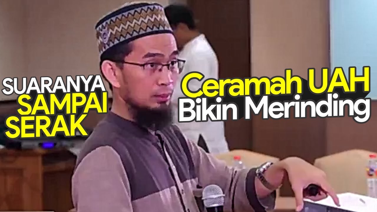 Merinding Uah Ceramah Sampai Suaranya Serak Ustadz Adi Hidayat Lc Ma Youtube