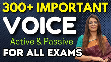300+ Important Voice Questions For All Exams | Active & Passive Voice | English With Rani Ma