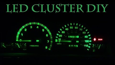 AE86 LED Cluster DIY