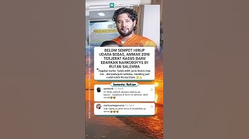 BELOM SEMPET HIRUPUDARA BEBAS, AMMAR ZONI TERJERAT KASUS BARU EDARKAN NARKOBOYY #beritaviral