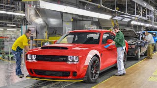 : Inside Billions $ Factory Producing the Very Last Dodge Challenger - Production Line