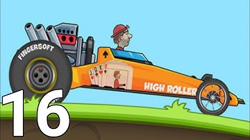 Hill Climb Racing Gameplay Walkthrough Part 16 Dragster (iOS, Android)