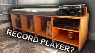 Build a Record Player Bench for Cheap | DIY Furniture