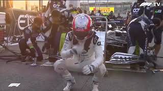 F1 2021 Pierre Gasly Ritual Before every race