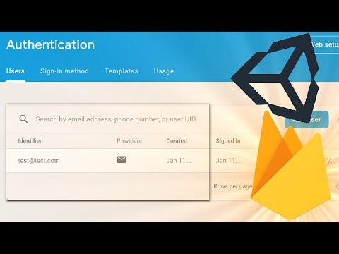 How to set up Firebase Authentication in Unity (REST API)