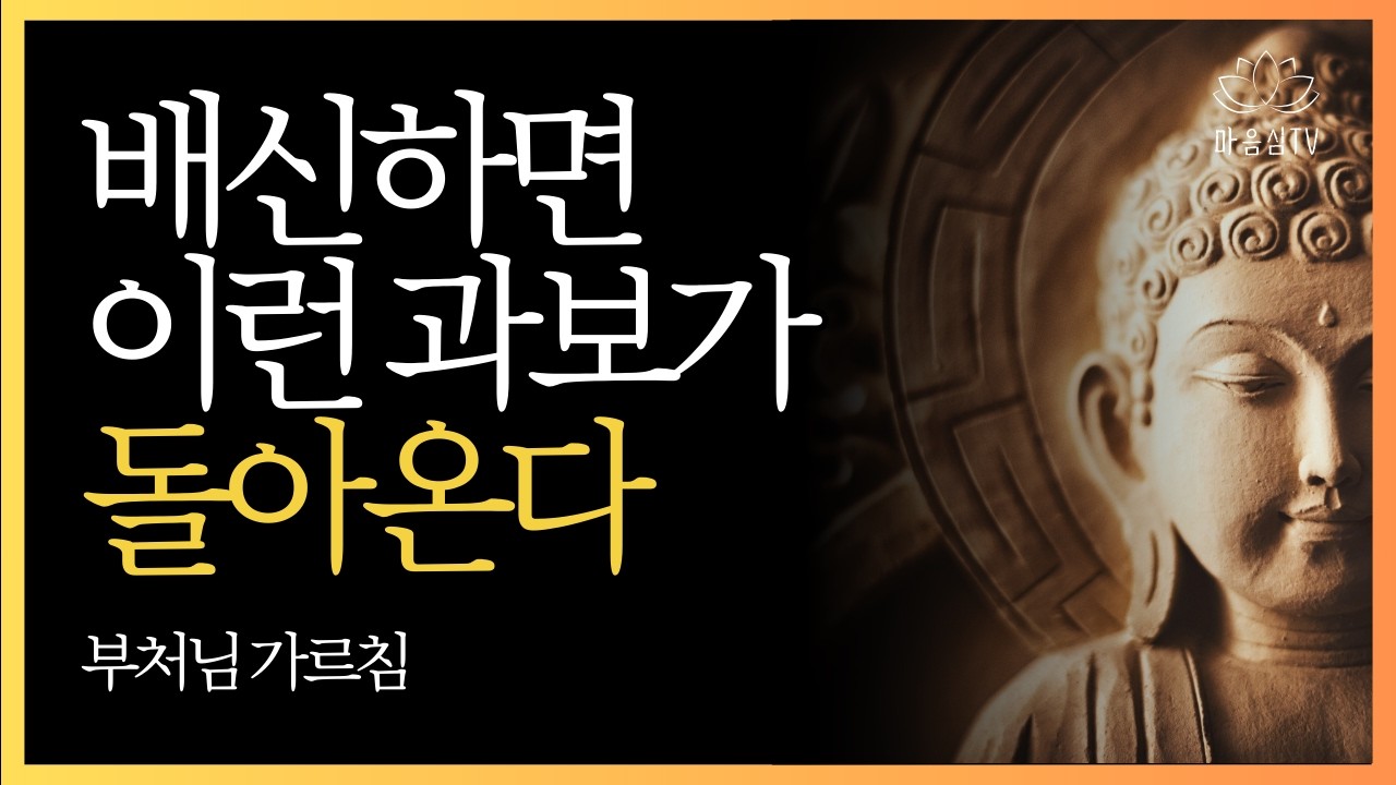 배신한 자에게 돌아오는 것 | 부처님의 말씀