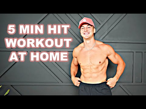 5 MINUTE FOLLOW ALONG HIT WORKOUT // NO EQUIPMENT NEEDED