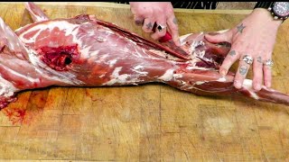 Venison Butchery. One Muntjac cut into Steaks, Diced & Mince/Ground. #SRP #venison
