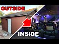 I Turned a Boring Shed into an EPIC Home Theater