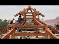 Amazing Methods Build Wooden House With Extremely Large Textures And Surely // Outdoor Relaxing Hut
