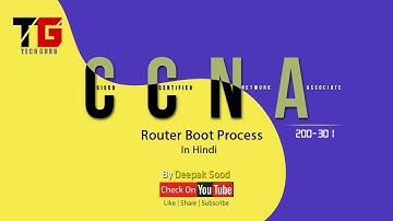 Router Boot Process In CCNA (200-301) In Hindi By Deepak Sood || Video-11 || Tech GURU