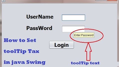 How to set toolTip text in java Swing using NetBeans