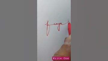 Signature your Name || #ananya || Signature Tips and Autograph Tips #shorts