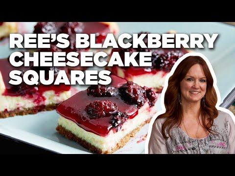 how-to-make-ree's-blackberry-cheesecake-squares-|-food-network