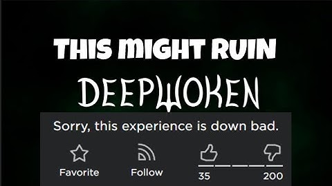 This might RUIN deepwoken upon release...