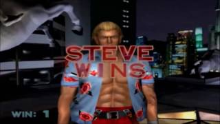 Tekken 4: Steve Fox All Intros & Win Poses