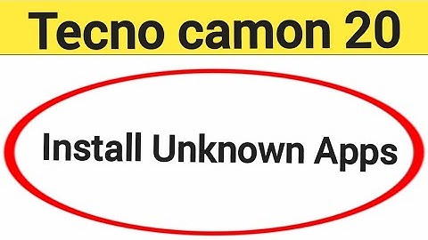 How to install unknown apps, install APK, Tecno camon 20 me third party app install kaise karen, app