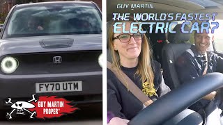 Guy's girlfriend VS Guy's Honda E 'Why did you buy this car?!' | Guy Martin Proper EXCLUSIVE