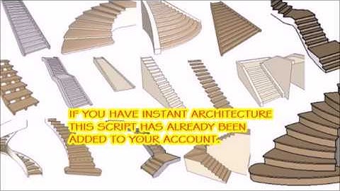 SketchUp Instant Stair Intro video | Vali Architects