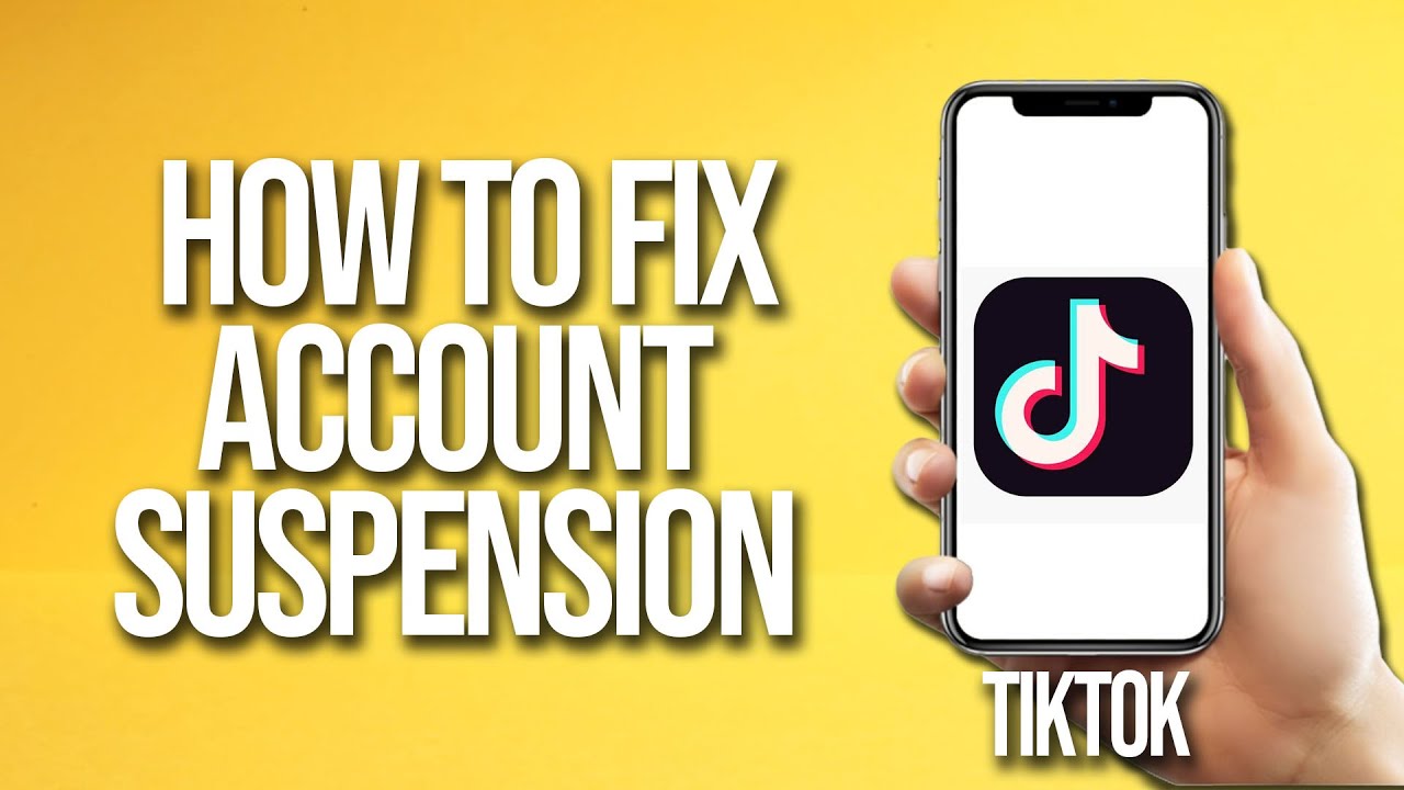 TikTok How To Fix Account Suspension YouTube