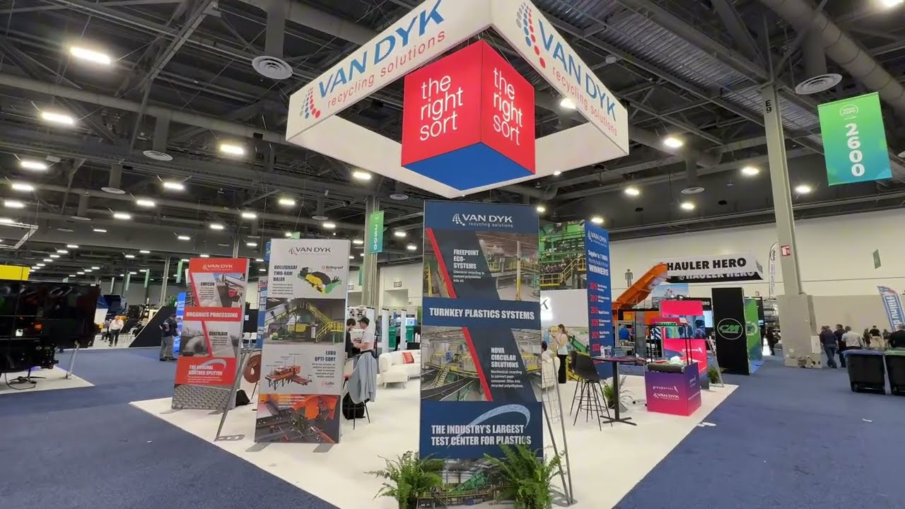 Van Dyk Recycling Solutions - Overview of Exhibit at Waste Expo 2025 at Las Vegas, NV