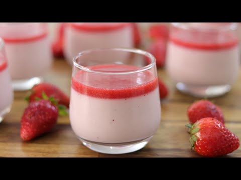 Video: Panna Cotta Met Aardbeien