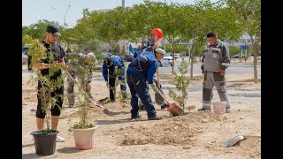 &quot;КАЗАЗОТ&quot; ПОДАРИЛ ГОРОДУ 1000 САЖЕНЦЕВ