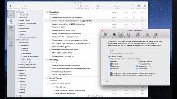 Custom Columns — OmniFocus 2 for Mac