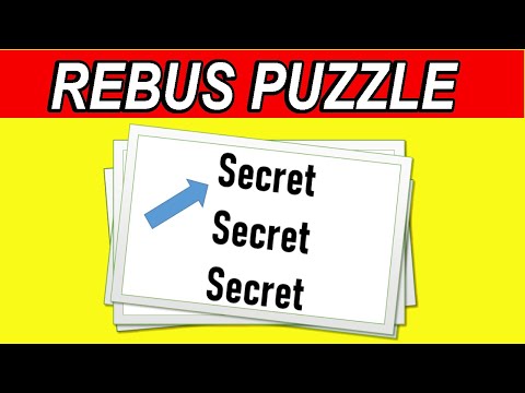 Video: How To Make A Rebus