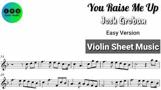 Free Sheet [Karaoke] You Raise Me Up - Josh Groban [Violin Sheet Music]