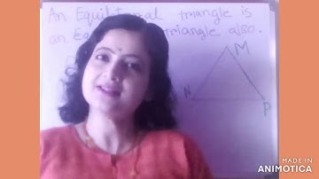 EQUILATERAL TRIANGLE IS AN EQUIANGULAR ALSO