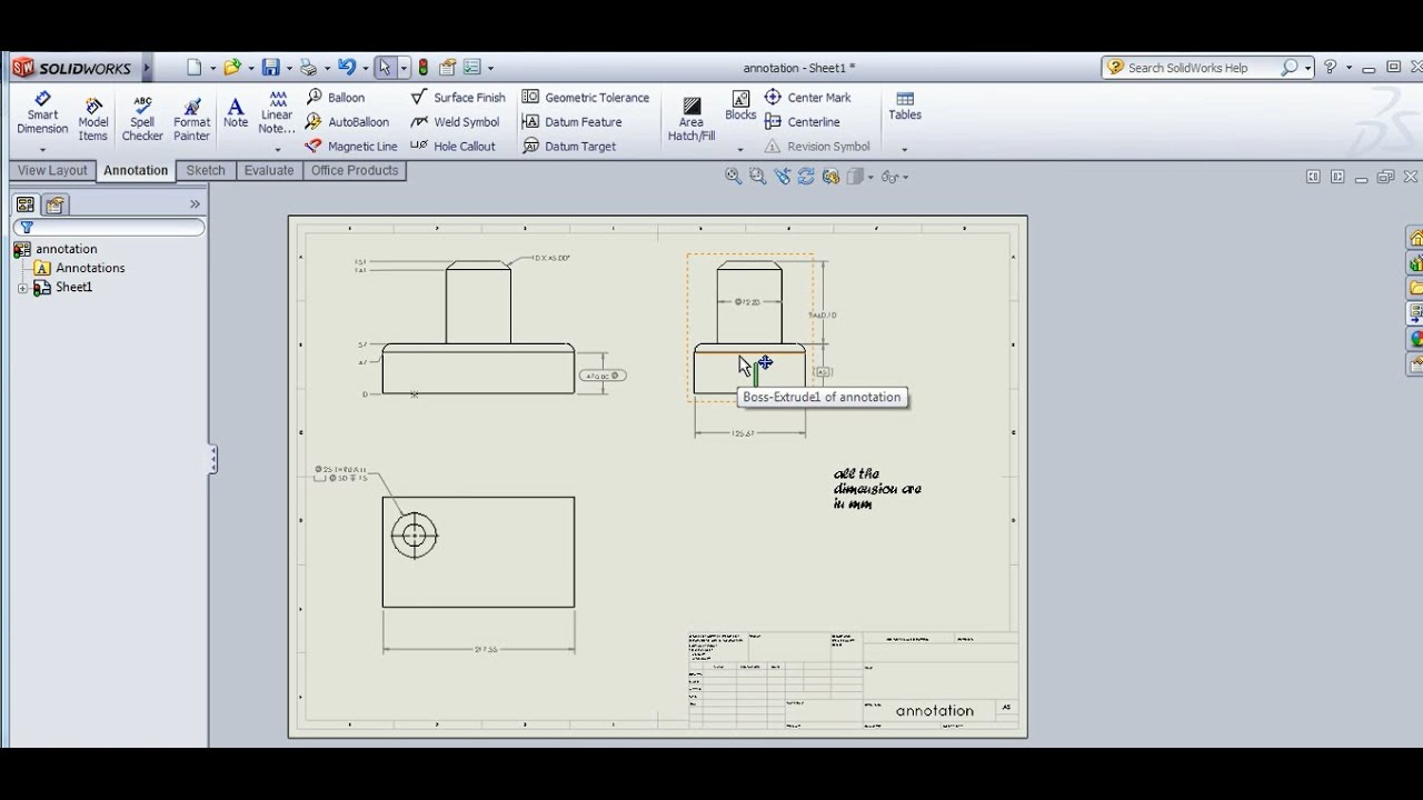 New How To Show Sketches In Solidworks Drawing Annotation for Kids