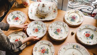 Shopping at Flea Markets in Paris | Antique vintage hunting | Tableware that enrich your life | Haul