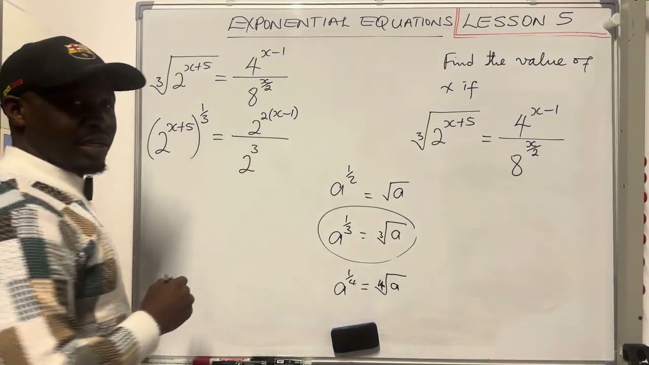 Exponential Equations : Lesson 5