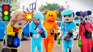 ABANG RAHEESH||KETEMU BADUT LUCU DI LAMPU MERAH RANGKASBITUNG😱