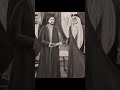 رسمة للأمير شيخ خزعل بن يابر الكعبي أمير الأحواز وعائلة الفرس الكويتية