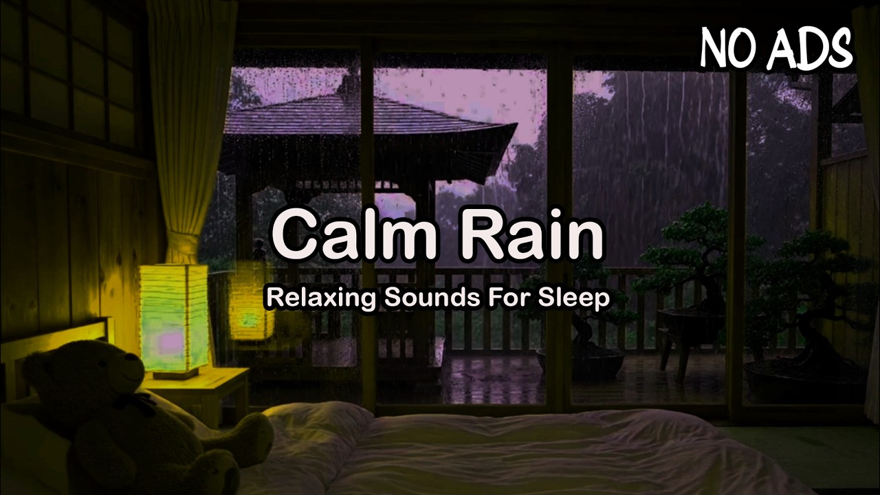 Fall Into Deep Sleep Instantly with Gentle Night Rain Sounds for Peaceful Dreams & Total Relaxation
