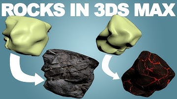 How to Create, model and Texture a rocks in 3ds max NO PLUGINS