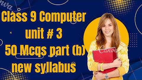 💻 Class 9 Computer Science | Unit 3 Part B | 50 Important MCQs with Answers | New Syllabus 2025 📚