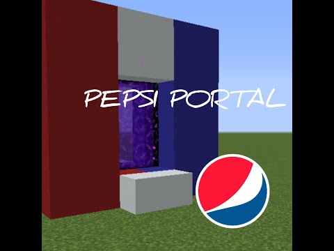 How to make Pepsi Portal in Minecraft