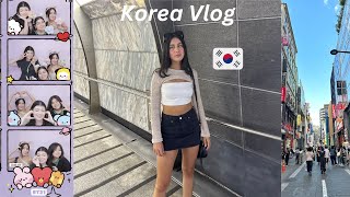 KOREA VLOGS 🛍️ : eating &amp; shopping in Myeongdong!