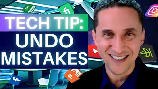 Tech Tip of the Day: Undo Mistakes Shortcut