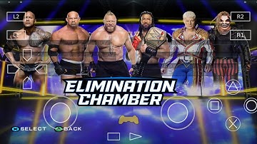 WWE SVR 2K23 Elimination Chamber Match PS2 Game For Aether SX2 PS2 Emulator On Android | Gameplay