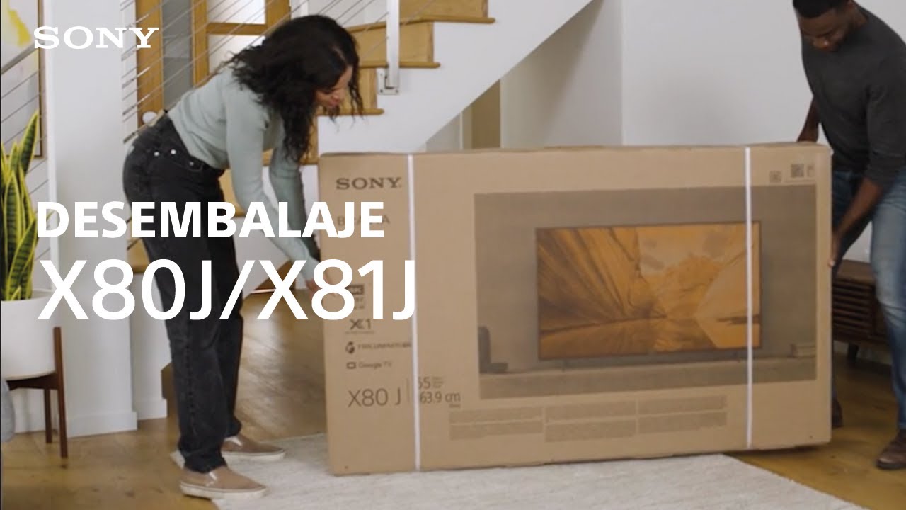 Desembalaje: TV Sony BRAVIA® XR X80J/X81J 